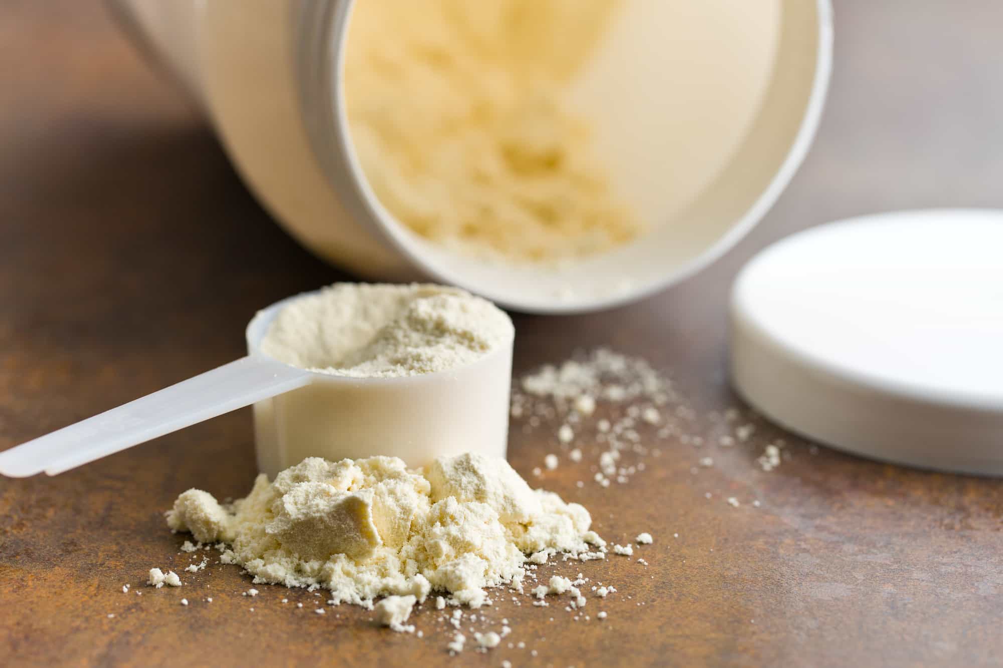 Photo of Plant-Based Protein Powder in a Scoop